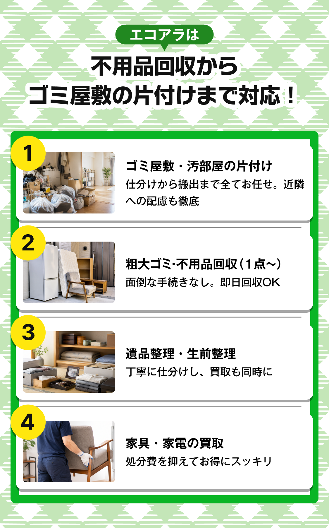 エコアラができること